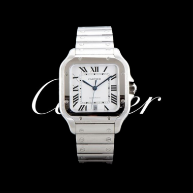 1위 (실사영상) Cartier 까르띠에 베스트 추천 아이템 1대1 제작 깔끔하고 시원한 산토스 더 까르띠에 시계 라지 39.8mm 오토매틱 화이트다이얼 car1097 - Cartier Santos de watch L/L 35mm Automatic Movement White Dial